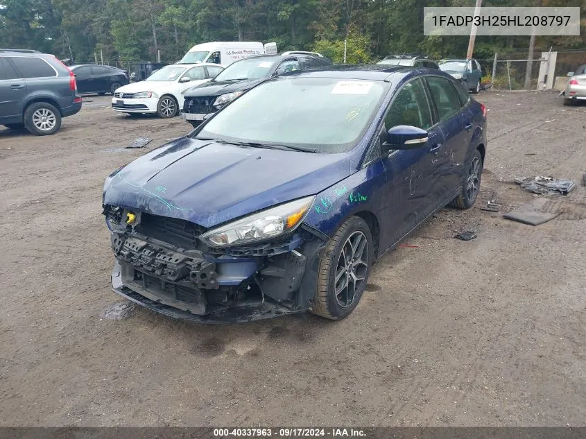 1FADP3H25HL208797 2017 Ford Focus Sel