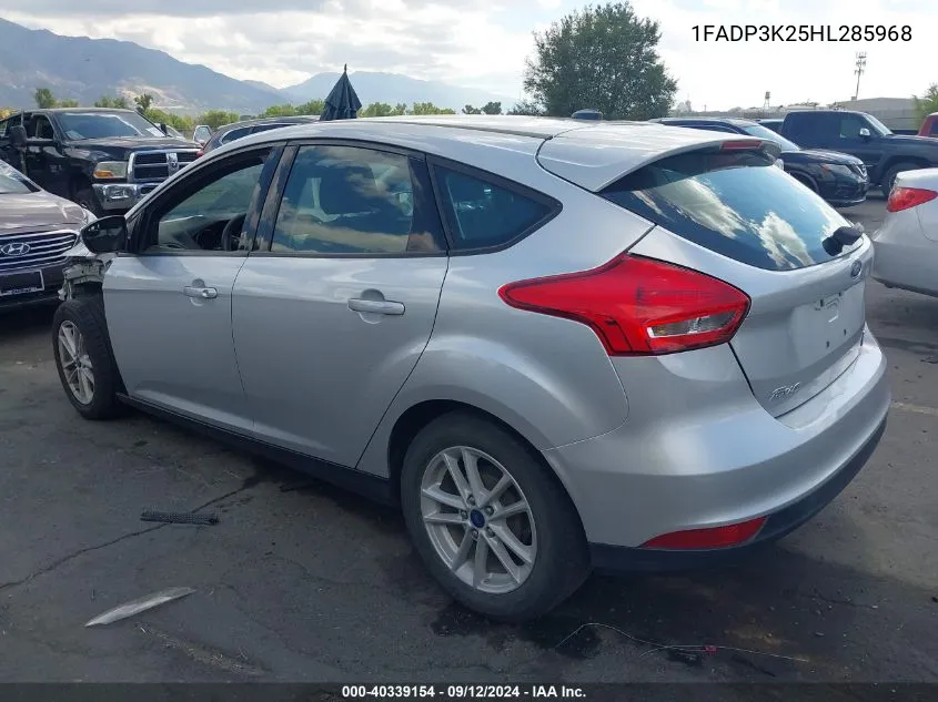 1FADP3K25HL285968 2017 Ford Focus Se