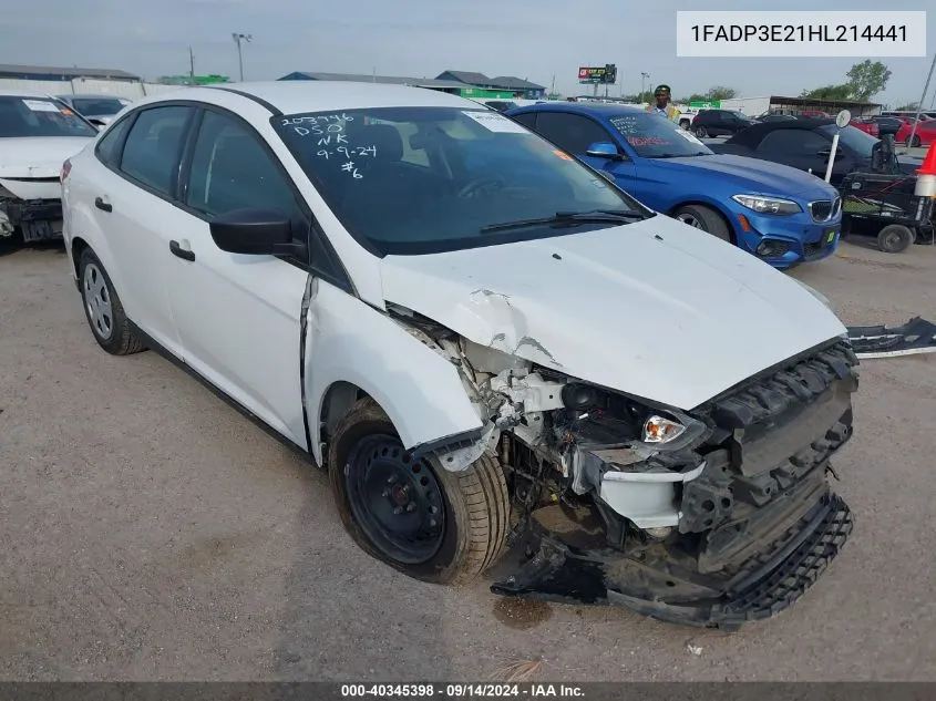 1FADP3E21HL214441 2017 Ford Focus S