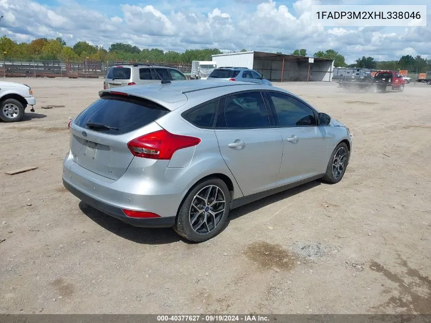 2017 Ford Focus Sel VIN: 1FADP3M2XHL338046 Lot: 40377627