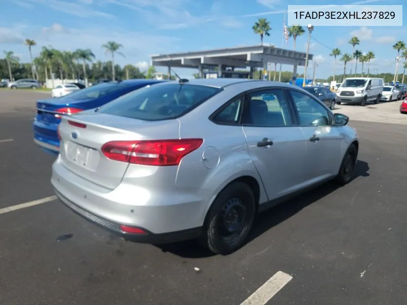 1FADP3E2XHL237829 2017 Ford Focus S