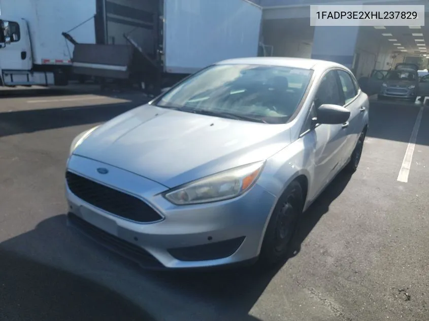 1FADP3E2XHL237829 2017 Ford Focus S