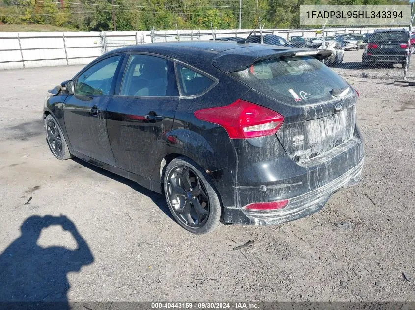 2017 Ford Focus St VIN: 1FADP3L95HL343394 Lot: 40443159