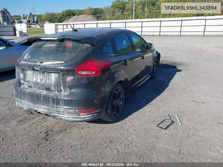 2017 Ford Focus St VIN: 1FADP3L95HL343394 Lot: 40443159