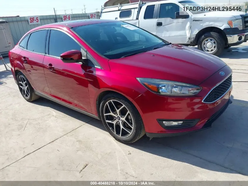 2017 Ford Focus Sel VIN: 1FADP3H24HL295446 Lot: 40488218