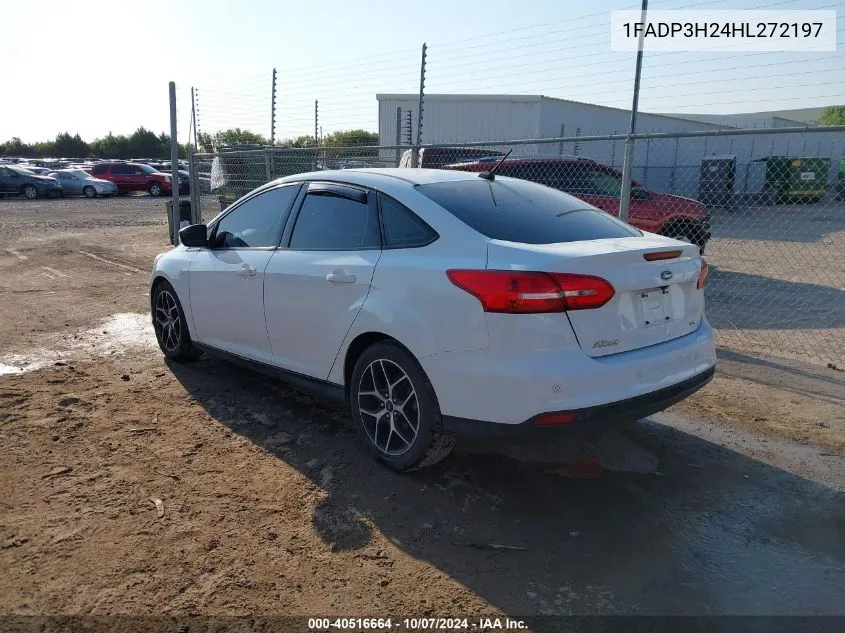 2017 Ford Focus Sel VIN: 1FADP3H24HL272197 Lot: 40516664