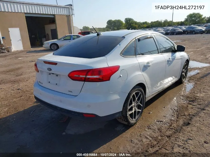 2017 Ford Focus Sel VIN: 1FADP3H24HL272197 Lot: 40516664