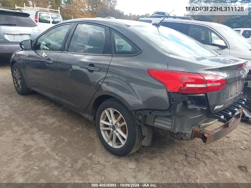 1FADP3F22HL311128 2017 Ford Focus Se