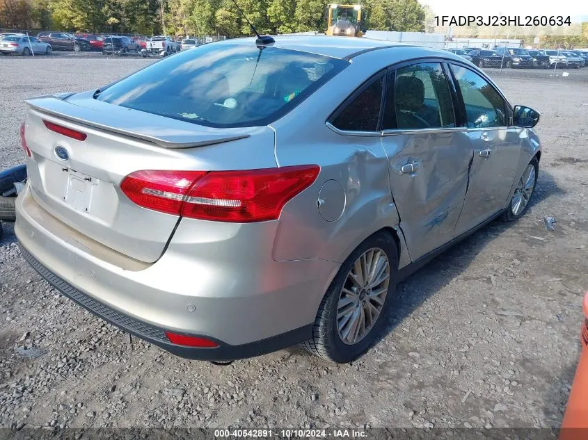 1FADP3J23HL260634 2017 Ford Focus Titanium