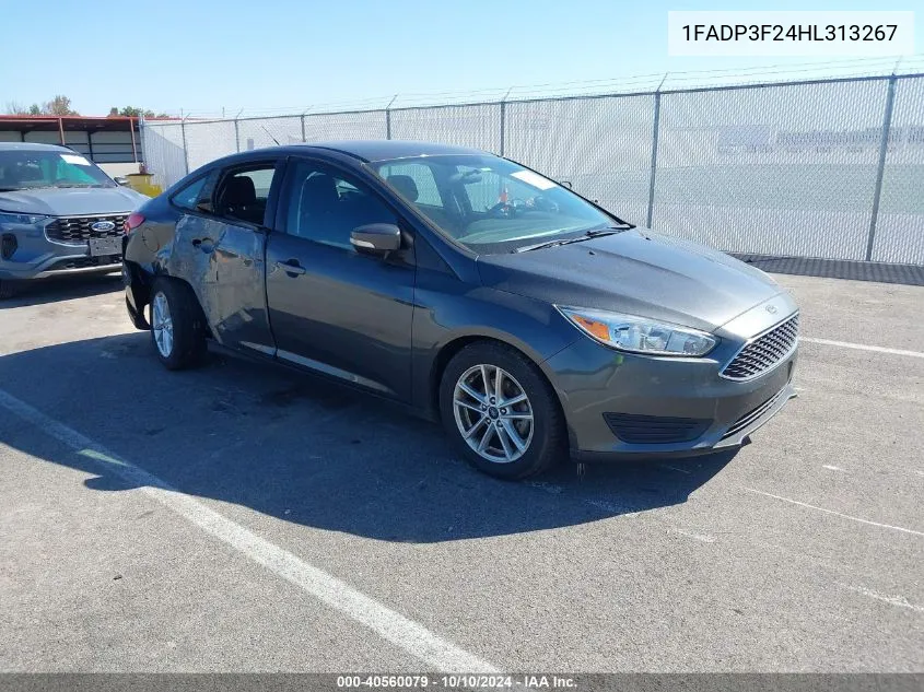 1FADP3F24HL313267 2017 Ford Focus Se