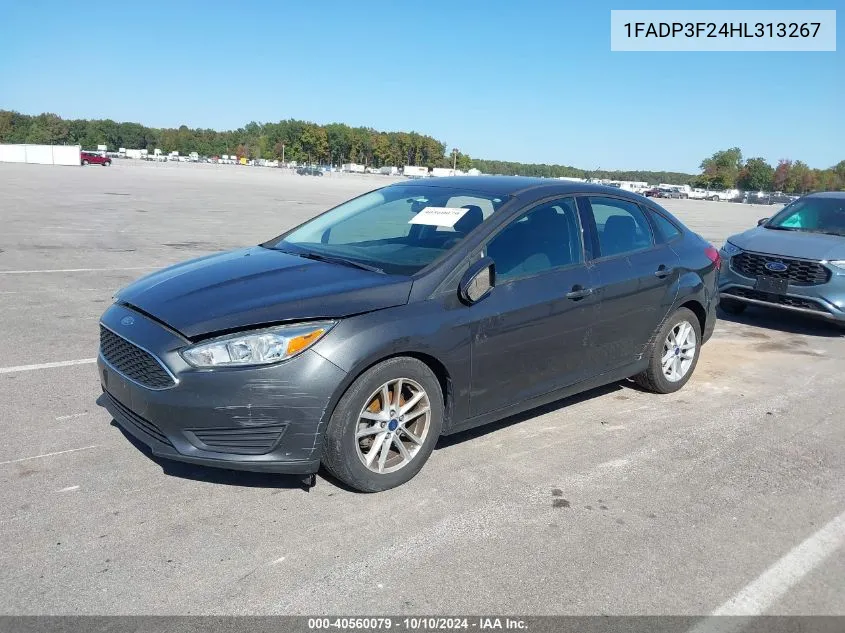 1FADP3F24HL313267 2017 Ford Focus Se