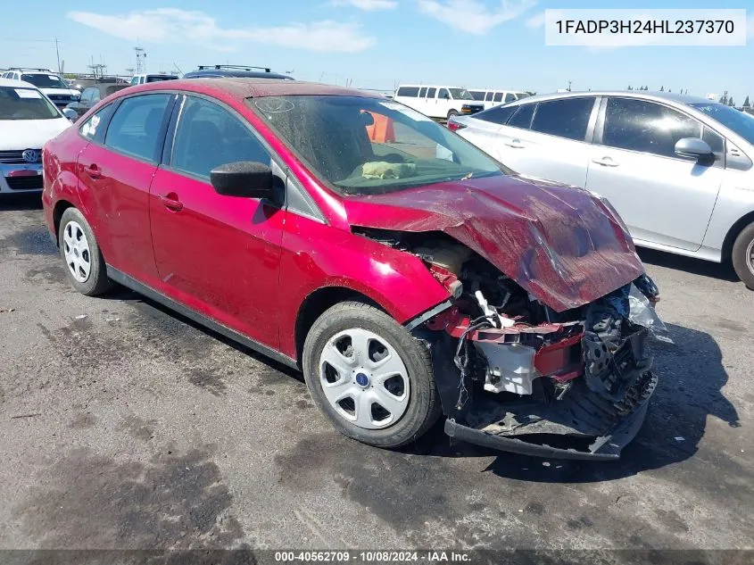 2017 Ford Focus Sel VIN: 1FADP3H24HL237370 Lot: 40562709