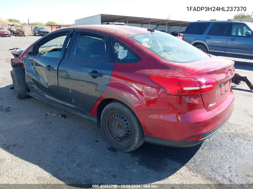 1FADP3H24HL237370 2017 Ford Focus Sel