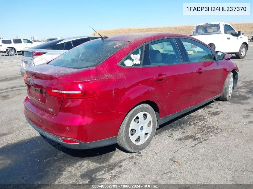 1FADP3H24HL237370 2017 Ford Focus Sel