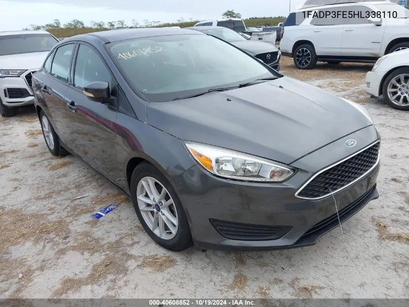 2017 Ford Focus Se VIN: 1FADP3FE5HL338110 Lot: 40608852