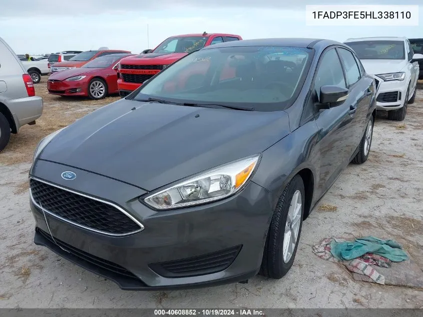 2017 Ford Focus Se VIN: 1FADP3FE5HL338110 Lot: 40608852