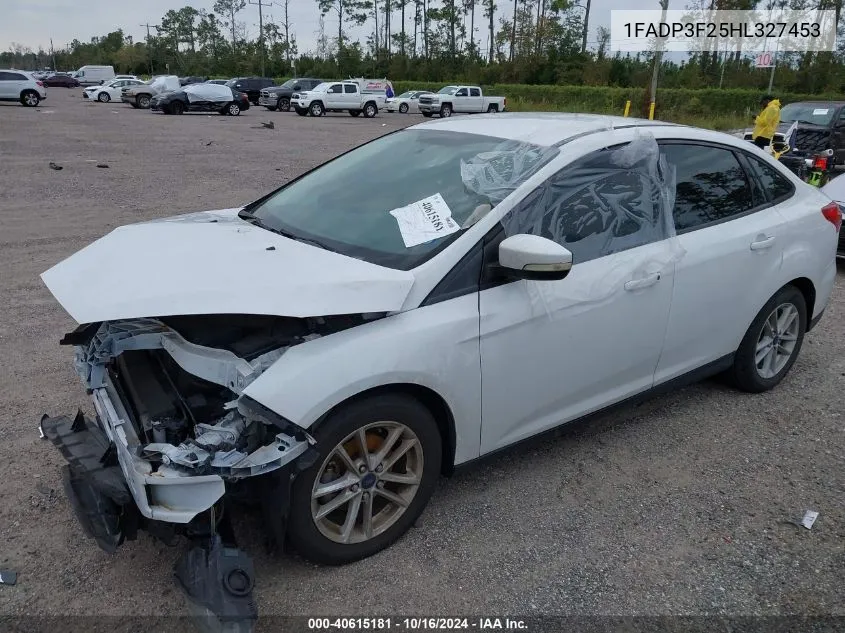 2017 Ford Focus Se VIN: 1FADP3F25HL327453 Lot: 40615181