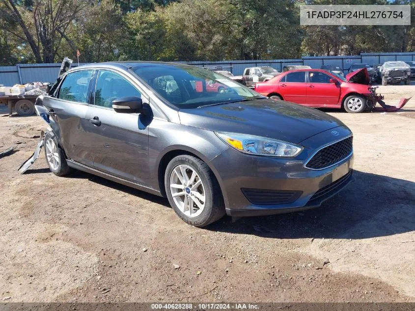 2017 Ford Focus Se VIN: 1FADP3F24HL276754 Lot: 40628288