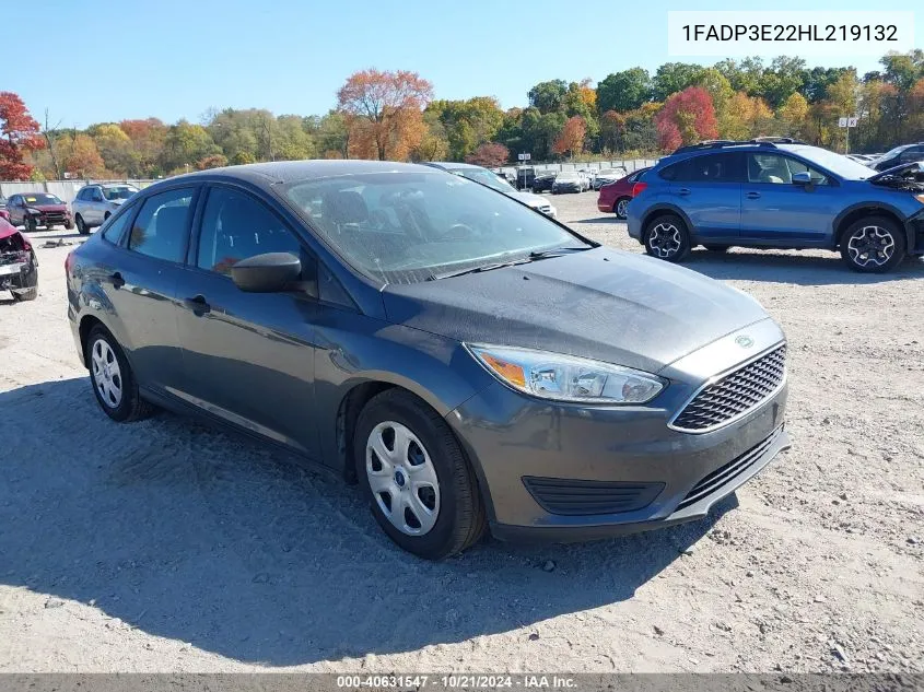 1FADP3E22HL219132 2017 Ford Focus S