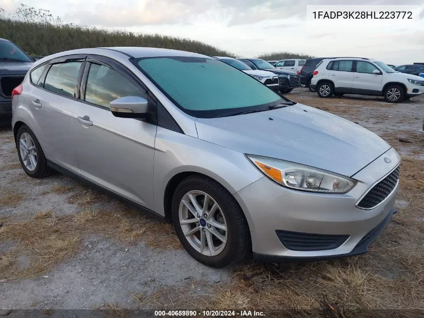 2017 Ford Focus Se VIN: 1FADP3K28HL223772 Lot: 40659890