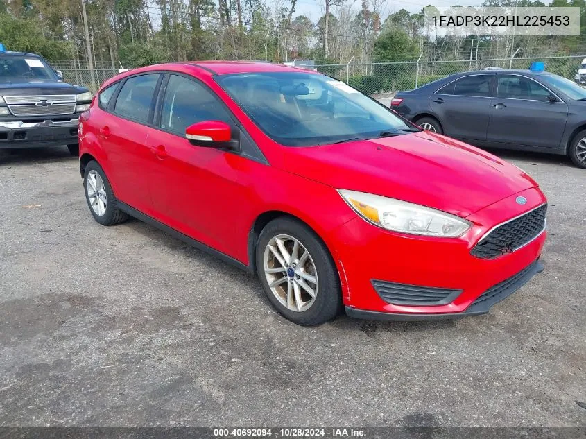 2017 Ford Focus Se VIN: 1FADP3K22HL225453 Lot: 40692094