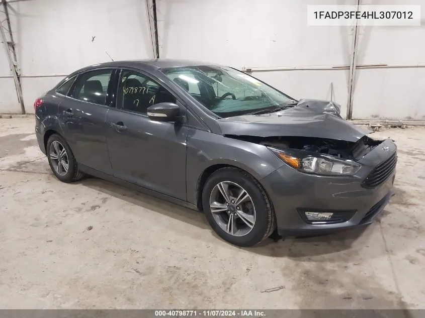 2017 Ford Focus Se VIN: 1FADP3FE4HL307012 Lot: 40798771