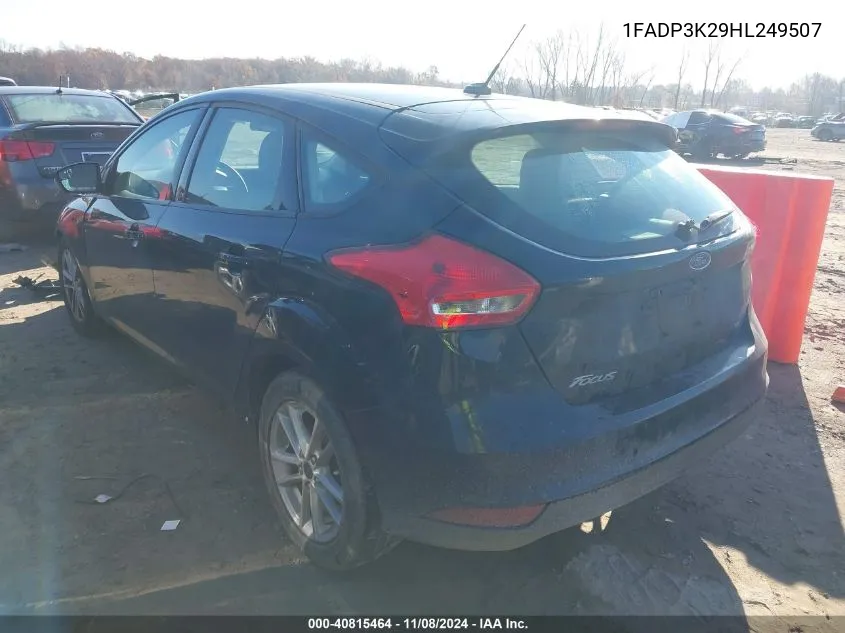 2017 Ford Focus Se VIN: 1FADP3K29HL249507 Lot: 40815464