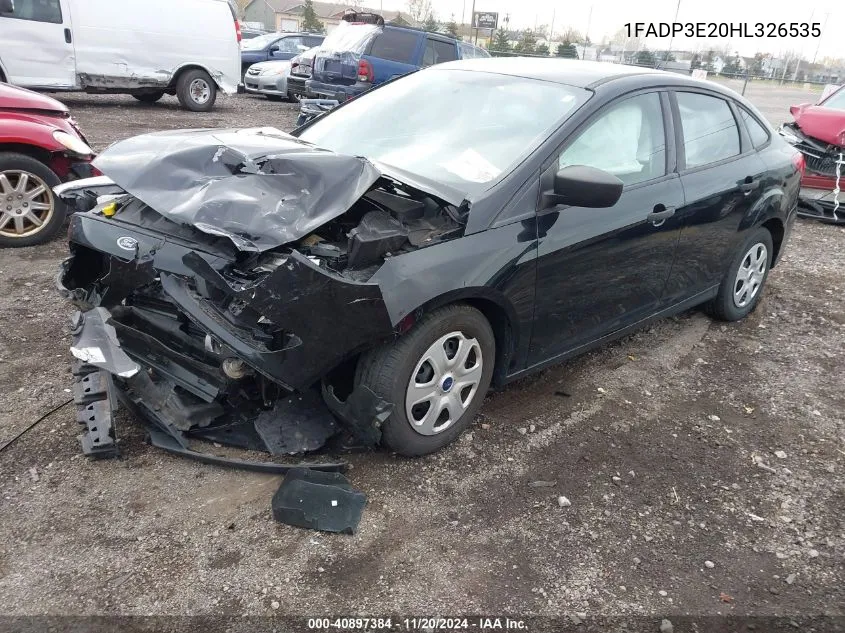 1FADP3E20HL326535 2017 Ford Focus S