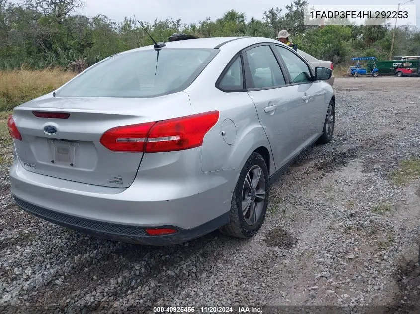 1FADP3FE4HL292253 2017 Ford Focus Se