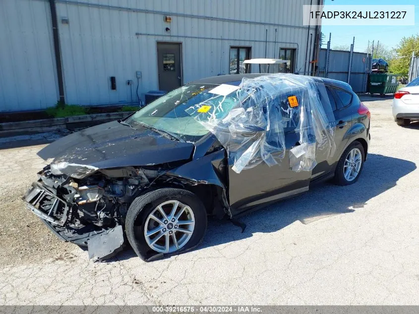 1FADP3K24JL231227 2018 Ford Focus Se