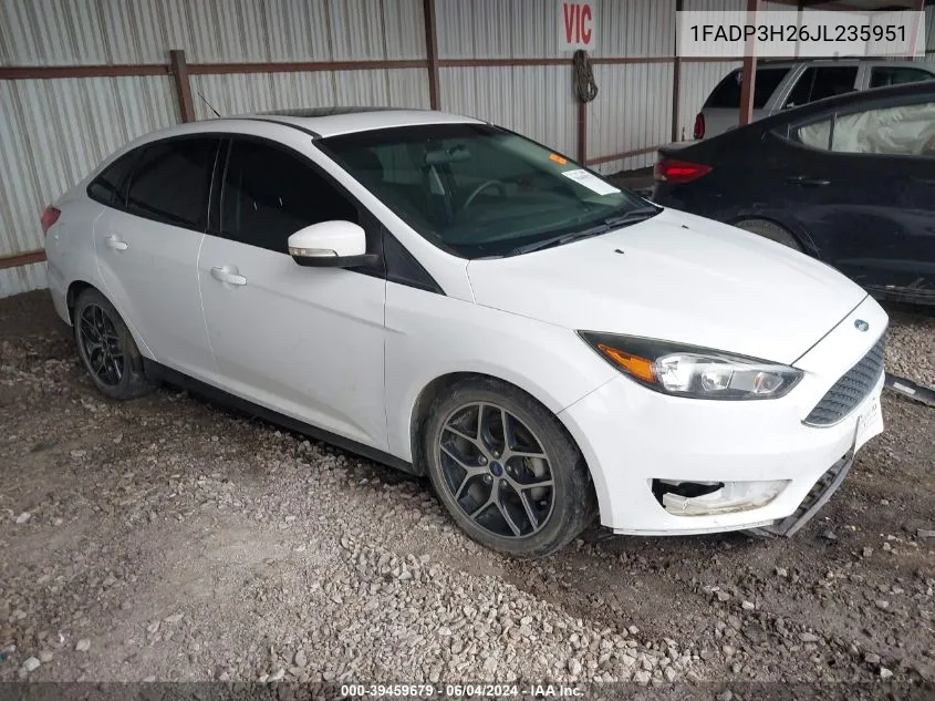 1FADP3H26JL235951 2018 Ford Focus Sel