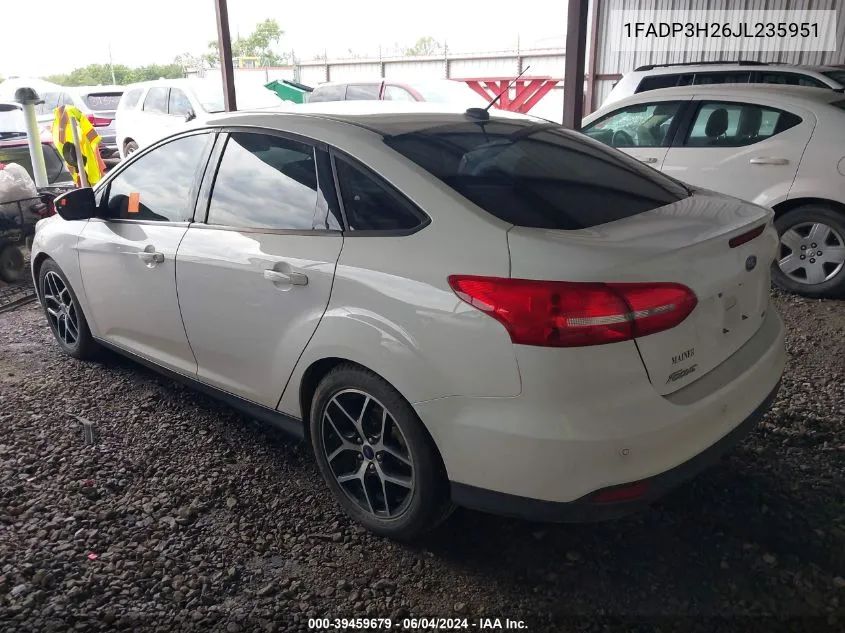 1FADP3H26JL235951 2018 Ford Focus Sel