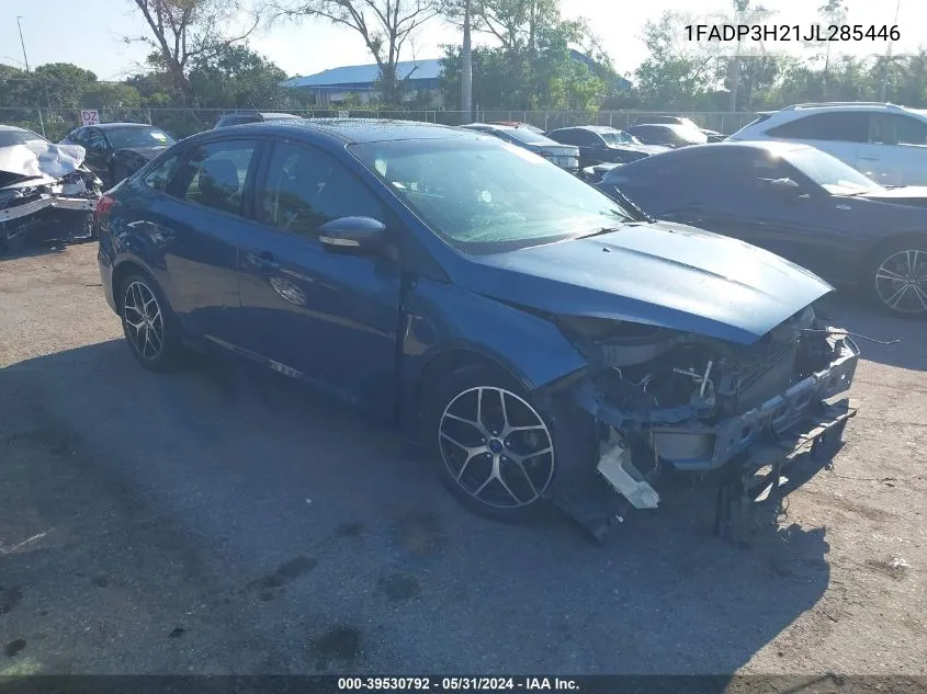 1FADP3H21JL285446 2018 Ford Focus Sel