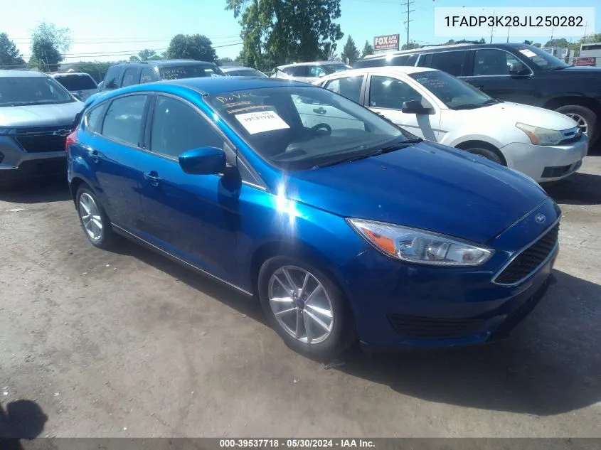 1FADP3K28JL250282 2018 Ford Focus Se