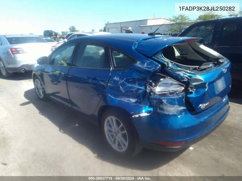 1FADP3K28JL250282 2018 Ford Focus Se