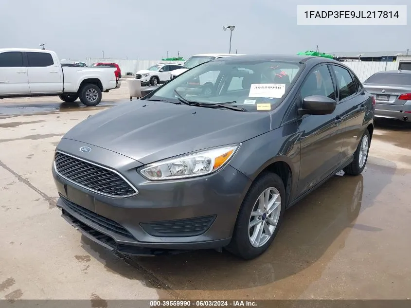 2018 Ford Focus Se VIN: 1FADP3FE9JL217814 Lot: 39559990