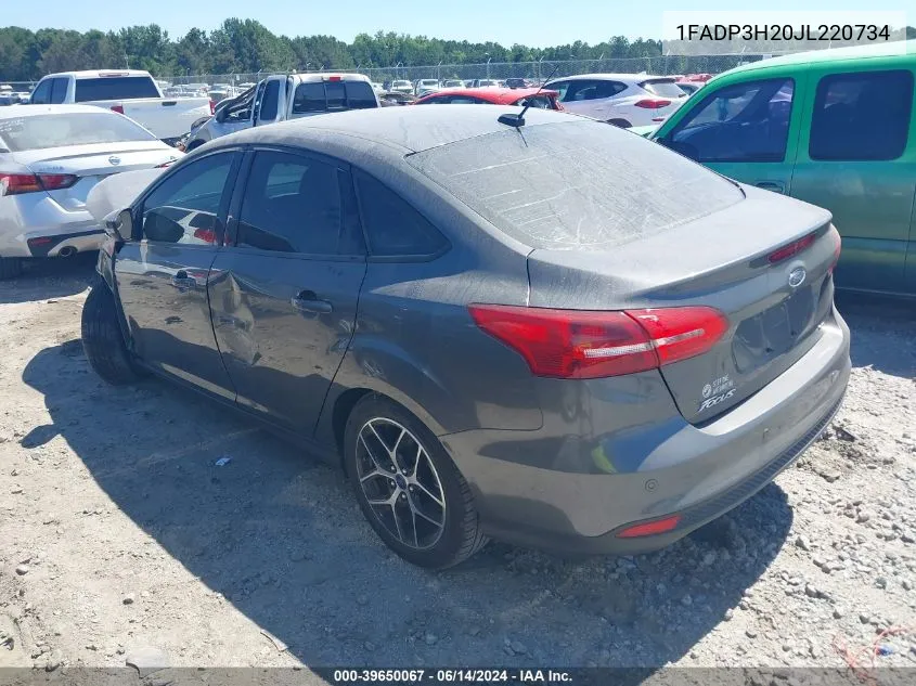 1FADP3H20JL220734 2018 Ford Focus Sel