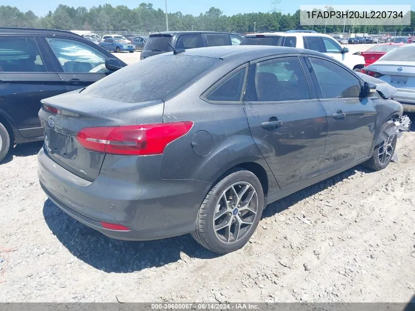 1FADP3H20JL220734 2018 Ford Focus Sel