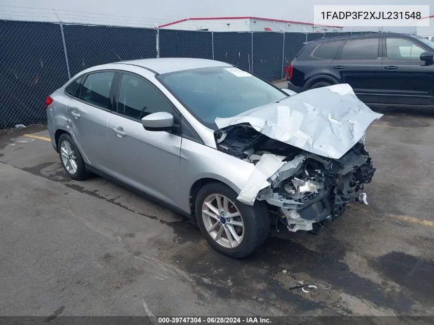 1FADP3F2XJL231548 2018 Ford Focus Se