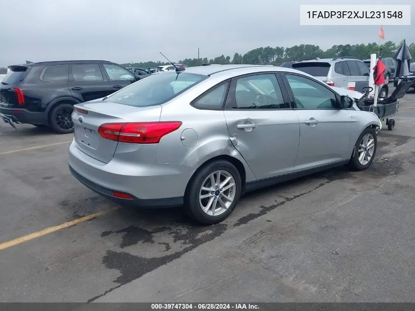 1FADP3F2XJL231548 2018 Ford Focus Se