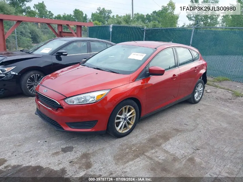 2018 Ford Focus Se VIN: 1FADP3K29JL300980 Lot: 39787724