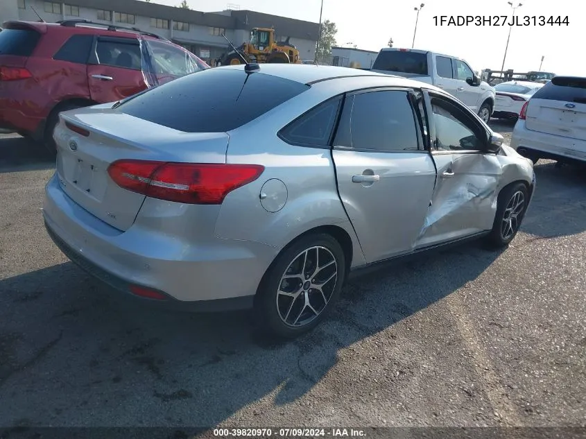 1FADP3H27JL313444 2018 Ford Focus Sel