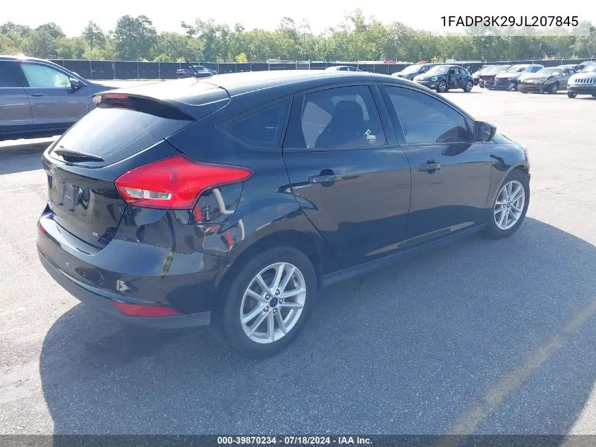 1FADP3K29JL207845 2018 Ford Focus Se