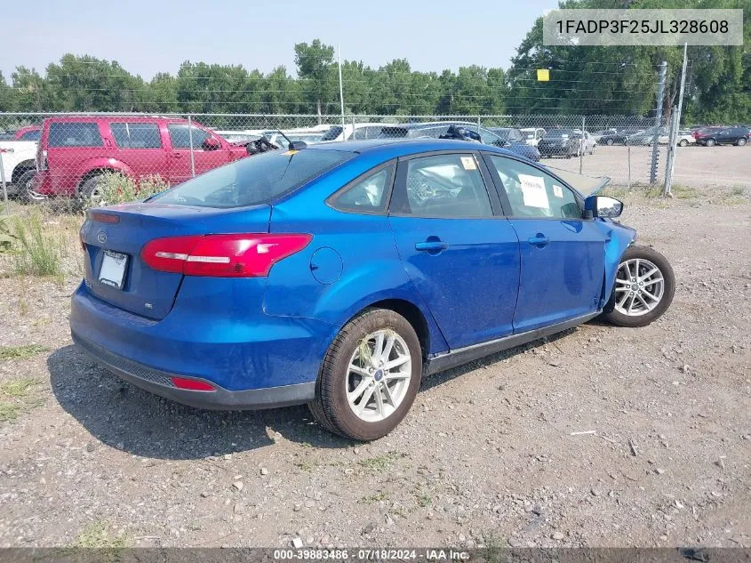 1FADP3F25JL328608 2018 Ford Focus Se