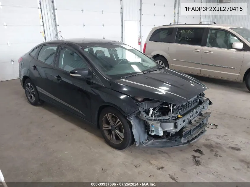 1FADP3F2XJL270415 2018 Ford Focus Se