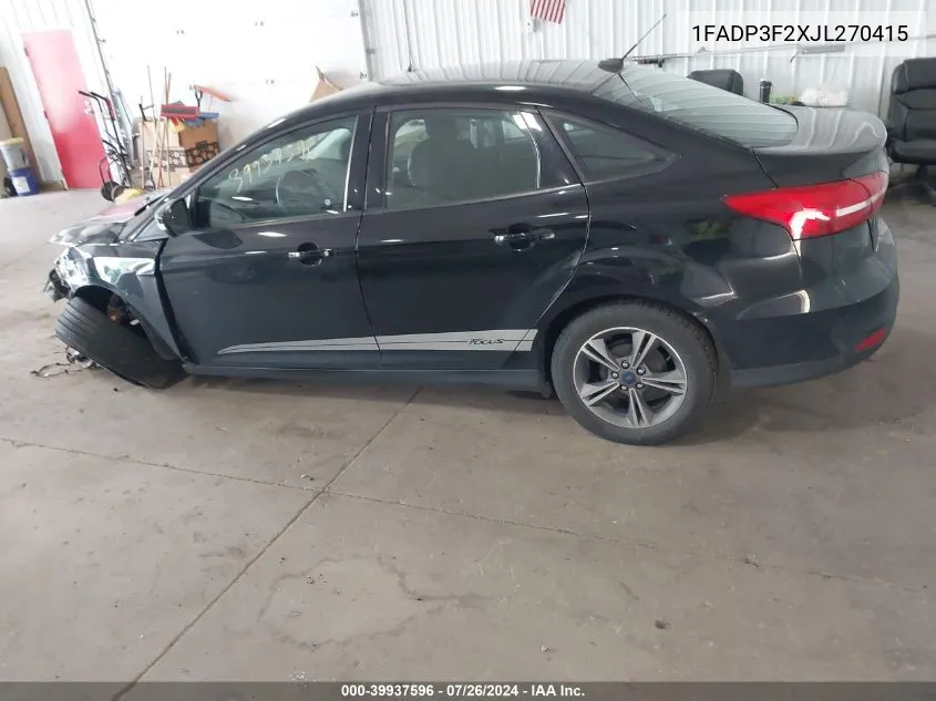 1FADP3F2XJL270415 2018 Ford Focus Se