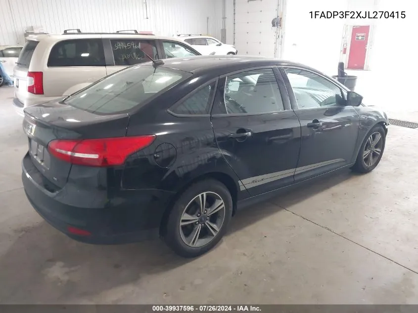 1FADP3F2XJL270415 2018 Ford Focus Se