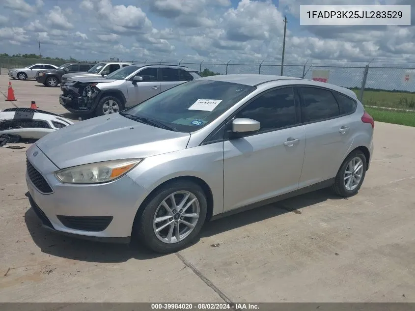 2018 Ford Focus Se VIN: 1FADP3K25JL283529 Lot: 39984020