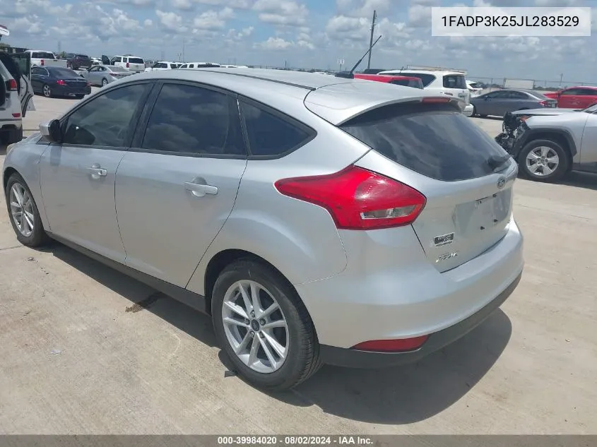 2018 Ford Focus Se VIN: 1FADP3K25JL283529 Lot: 39984020