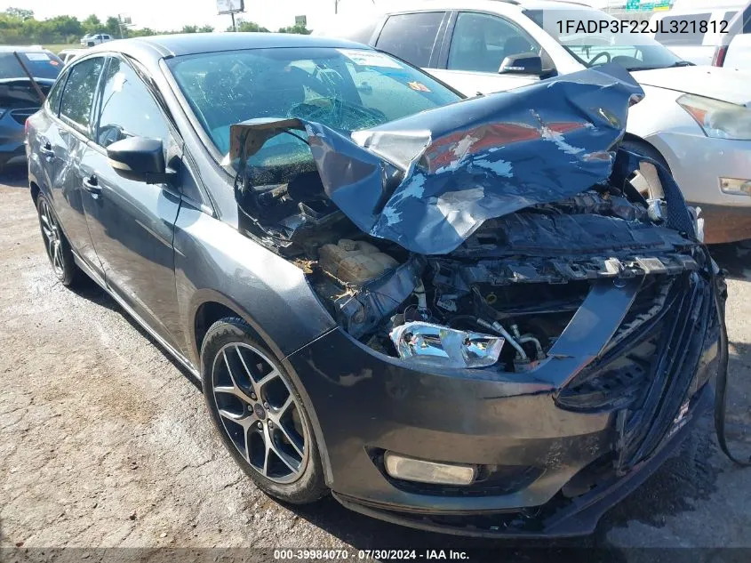 1FADP3F22JL321812 2018 Ford Focus Se